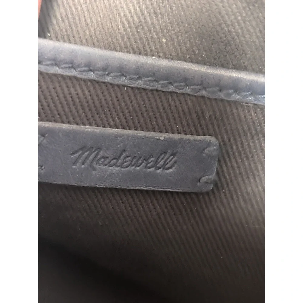 Madewell Women's‎  Blue Leather Crossbody Bag